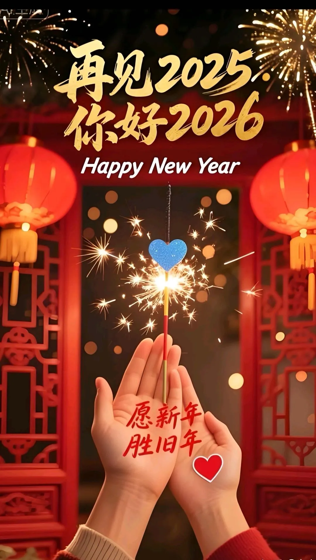 再见2025,你好2026,心怀梦想,一路向阳！